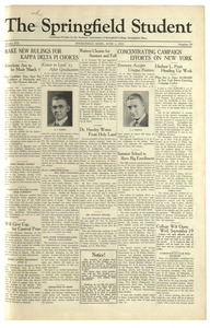The Springfield Student (vol. 13, no. 29) June 01, 1923