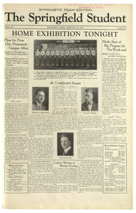 The Springfield Student (vol. 15, no. 19) February 27, 1925