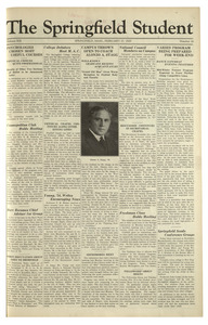 The Springfield Student (vol. 19, no. 16) February 15, 1929