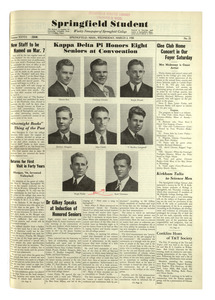 The Springfield Student (vol. 28, no. 25) March 2, 1938