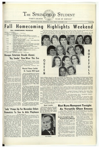 The Springfield Student (vol. 45, no. 07) Nov. 8, 1957