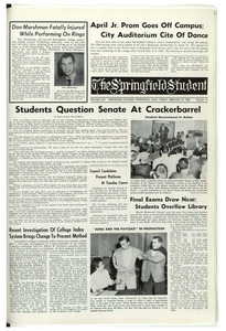 The Springfield Student (vol. 45, no. 19) Feb. 27, 1958