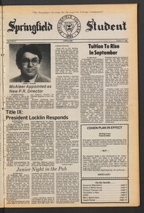 The Springfield Student (vol. 73, no. 13) Jan. 17, 1980