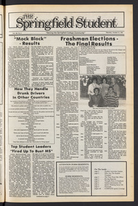 The Springfield Student (vol. 100, no. 6) Oct. 31, 1985