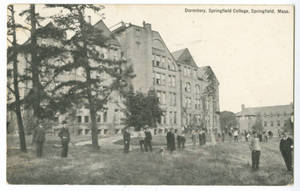 Dormitory Building Postcard