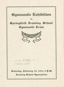 Men's Gymnastics Exhibition Program 1911-12