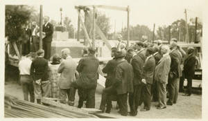 Alumni Hall's cornerstone ceremony (1926)