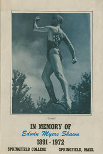 Pamphlet in memory of Ted Shawn