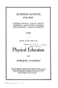 Summer School Catalog, 1922