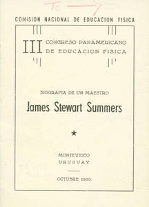 Biography of a Professor: James Stewart Summers (October 1950)