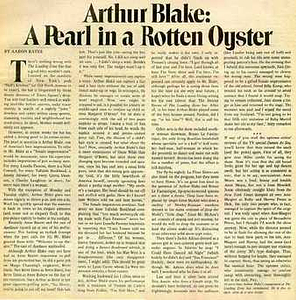 Arthur Blake: A Pearl in a Rotten Oyster