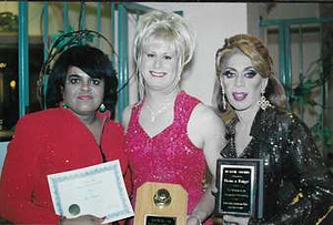 Marisa Richmond, Holly Storm, and Bianca Paige Posing With Awards