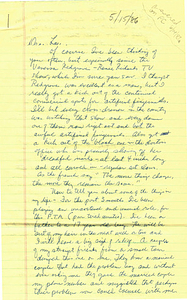 Correspondence from Eldon Murray to Lou Sullivan (May 15, 1986)