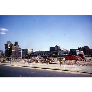 Boston Storage Warehouse rubble from demolition