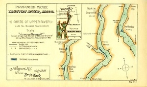 Proposed Work, Taunton River, Mass.: Parts of Upper River