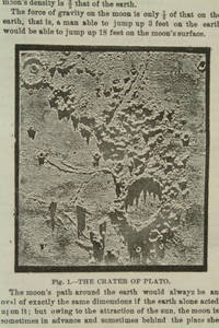 [Photomechanical prints from art and photographs of the moon in Scientific American]