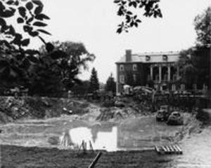 Site of the future Sawyer Library