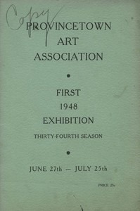 Provincetown Art Association Exhibition (First) 1948