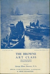George Elmer Browne art class brochure