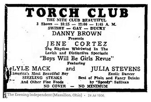 Danny Brown Presents Jene Cortez at the Torch Club