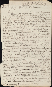 Letter from Benjamin Waterhouse to James Tilton