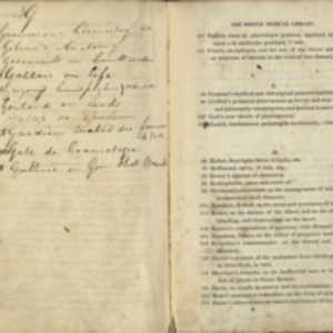 Catalogue of Books in the Boston Medical Library and the Rules and Regulations concerning the Same (1810)