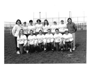 Softball University women's softball team, 1996