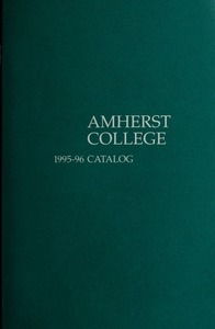 Amherst College Catalog 1995/1996