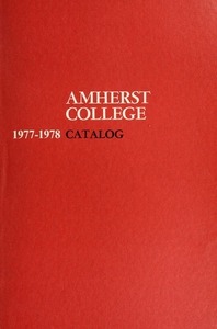 Amherst College Catalog 1977/1978