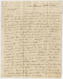 Benjamin Silliman letter to Edward Hitchcock, 1822 October 2