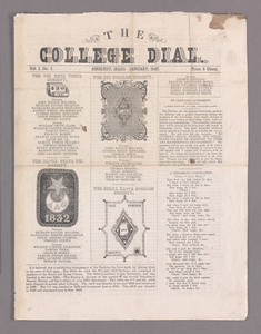 The college dial, 1847 January