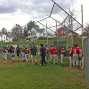 Little League handshakes