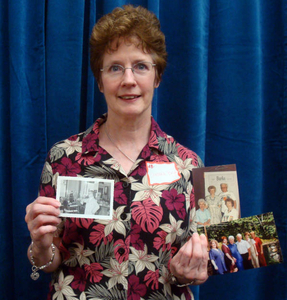 Barbara Boyd at the Waltham Mass. Memories Road Show