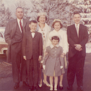 The McCaffrey family 1961