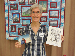 Kathleen Fitzgerald at the Provincetown Mass. Memories Road Show