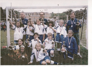 Girls under ten--Commissioner Cup champions