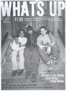 'Whats Up' mag cover and article featured Edo G