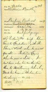 Tewksbury Almshouse Intake Record: Burke, William