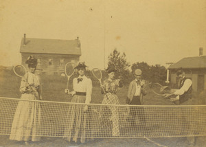 Tennis players, Braggville, Mass.