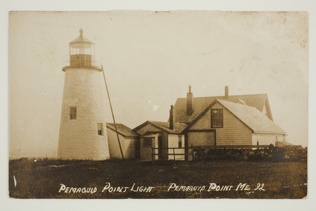 Postcard, Pemaquid Point Light, Pemaquid Point, Maine
