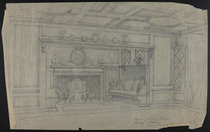 Corners (?) of Dining Room Showing Alcove, House for Francis H. Dewey, Esq., undated