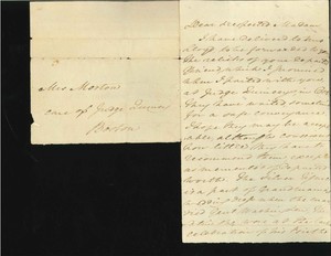 Letter to Eliza Susan (Morton) Quincy from Nelly Custis Lewis