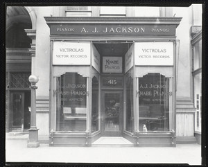 415 Boylston St., Boston. A.J. Jackson store, exterior