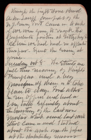 Thomas Lincoln Casey Notebook, September 1889-November 1889, 33, through the Light House board