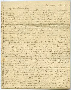Letter from Hannah Davis Grout to Elnathan Davis