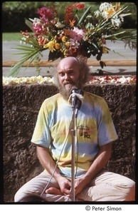 Ram Dass during a lecture