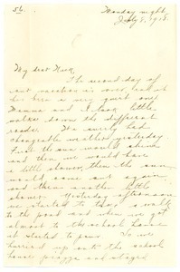 Letter from Letitia Crane to Frank F. Newth