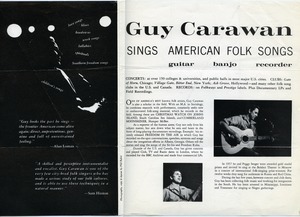Guy Carawan sings American folk songs: guitar, banjo, recorder