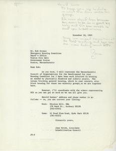 Letter from Jane Welsh to Robert Straus