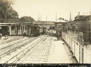 Dorchester Rapid Transit section 4. Looking south from Ashmont Station